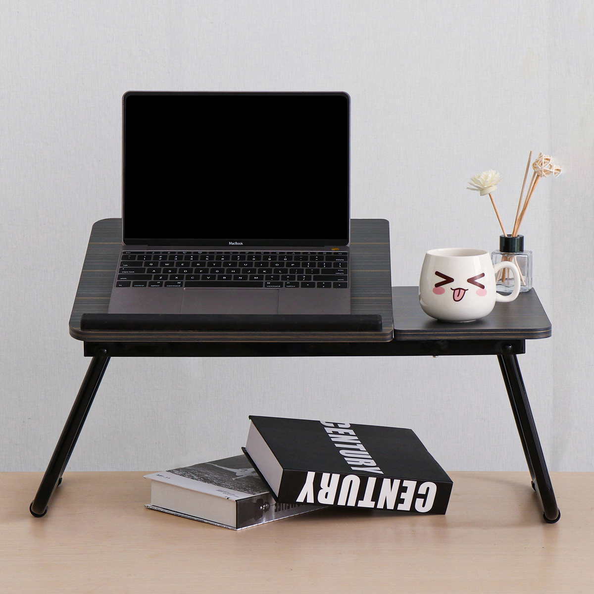 5532cm-Enlarge-Foldable-Adjustable-with-Cup-Hole-Density-Board-Computer-Laptop-Desk-Table-TV-Bed-Com-1667414-1