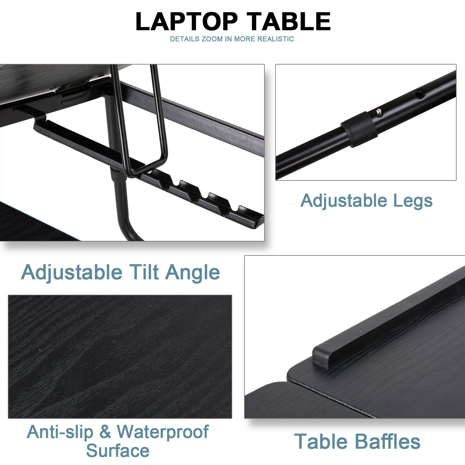 6435cm-Multifunctional-Foldable-Multi-angle-Adjustment-Computer-Laptop-Desk-Table-TV-Bed-Computer-Ma-1688337-3