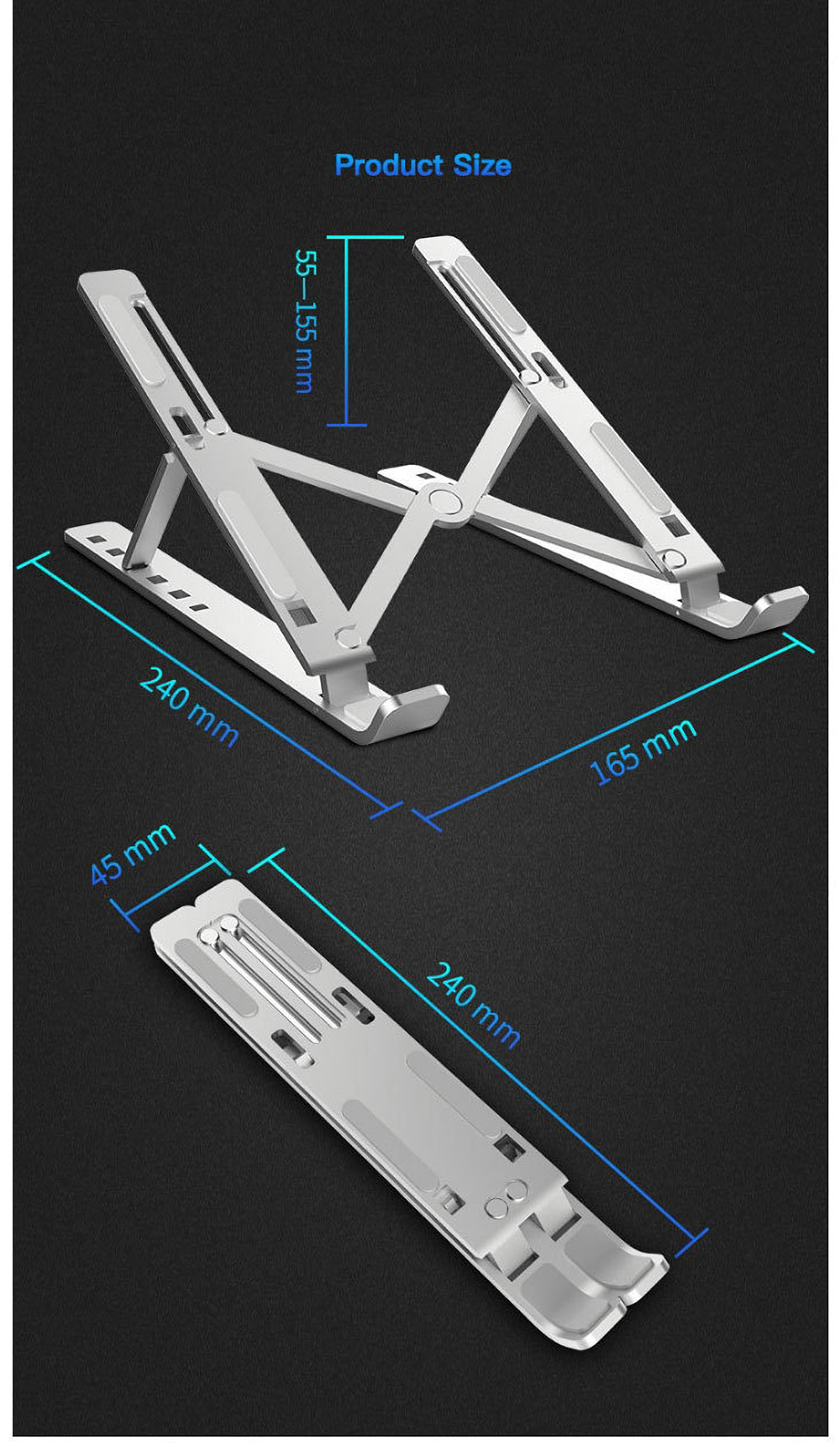 Foldable-Laptop-Stand-Bracket-Aluminum-Alloy-Laptop-Portable-Cooling-Base-Display-Lifting-Frame-6-Ge-1760680-5