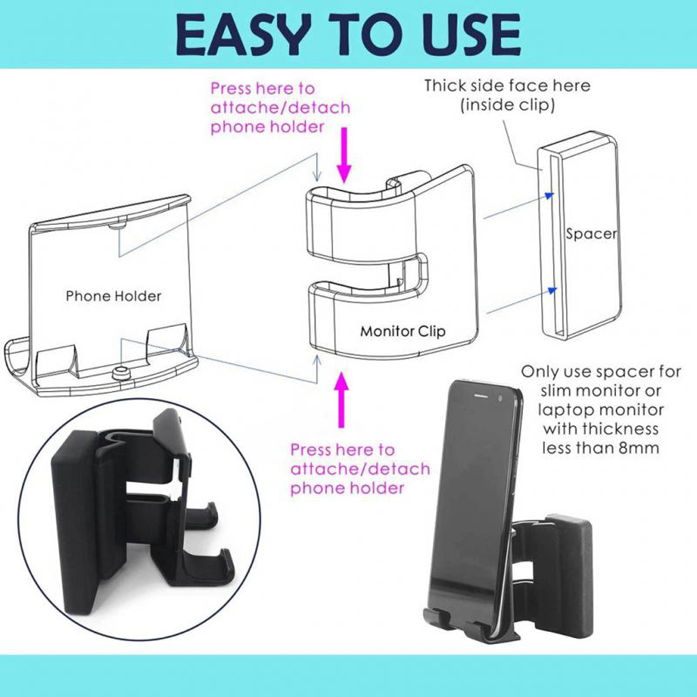 Laptop-Screen-Side-Phone-Holder-Screen-Support-Holder-Tablet-Bracket-Clip-1820143-7