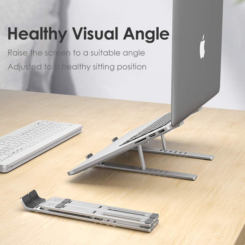 Laptop-Stand-Aluminum-Alloy-Adjustable-Portable-Foldable-Laptop-Riser-for-MacBook-Air-ProDellHP-Fits-1745951-1