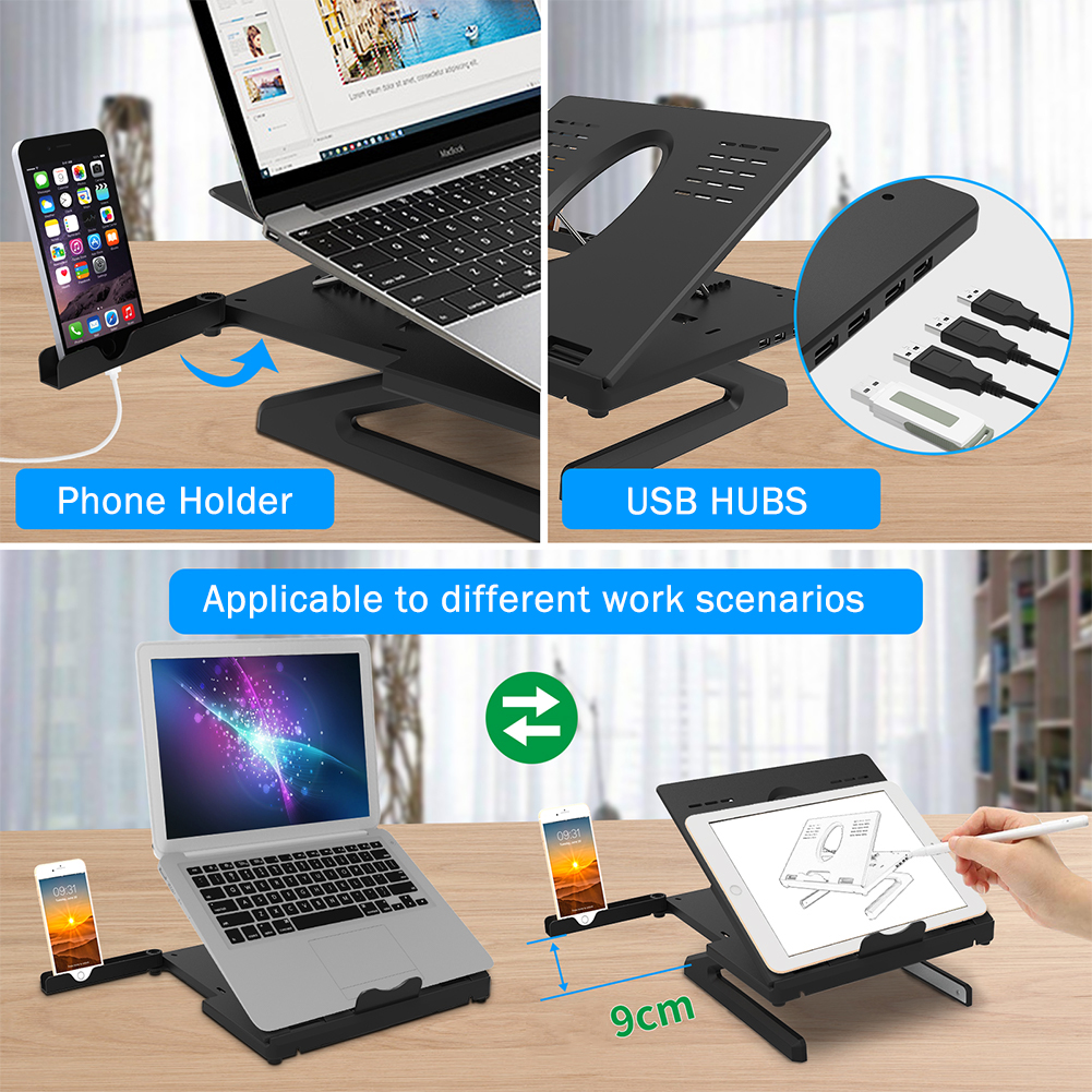 Laptop-stand-Adjustable-Foldable-Heat-Dissipation-with-USB-Hubs-for-Mobile-Phone-Tablet-Laptop-1875657-3