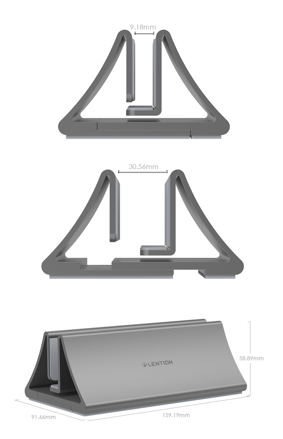 Lention-Aluminum-Alloy-Vertical-Stand-Adjustable-Laptop-Storage-Stand-for-9mm-305mm-Thickness-Laptop-1931743-7