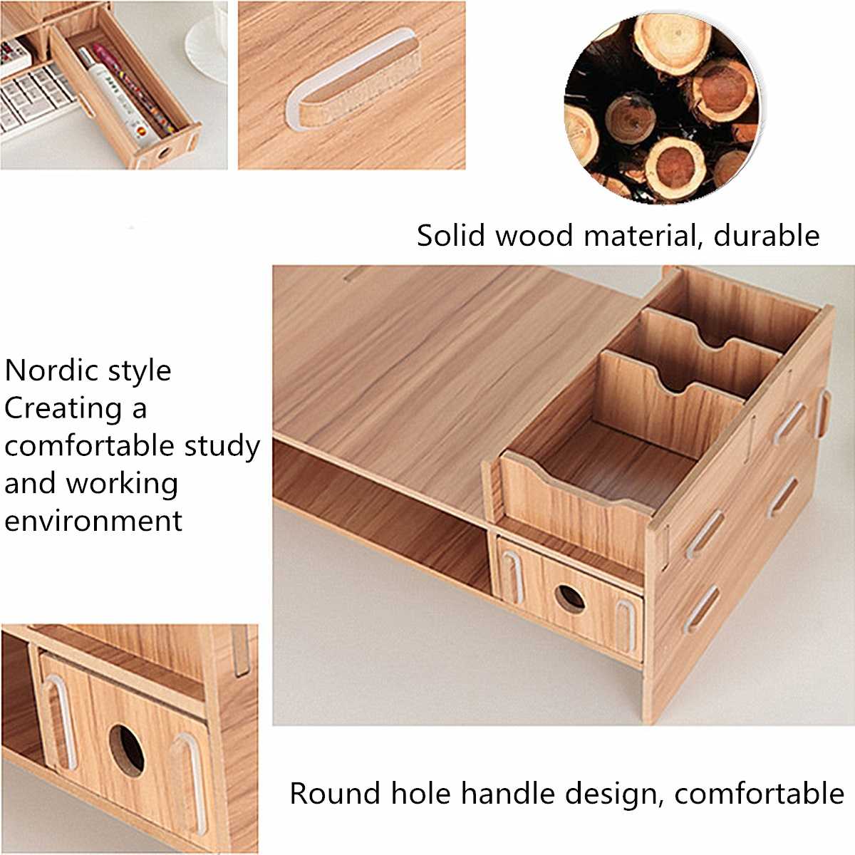 Multi-function-Desktop-Laptop-Stand-Computer-Monitor-Stand-Computer-Screen-Riser-Wood-Shelf-For-Note-1642233-2