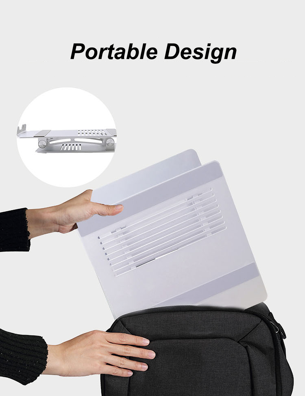 SENZANS-Laptop-Stand-Bracket-Portable-Adjustable-Ergonomic-Lifting-Desktop-Cooling-Pad-for-11-173-in-1937965-9