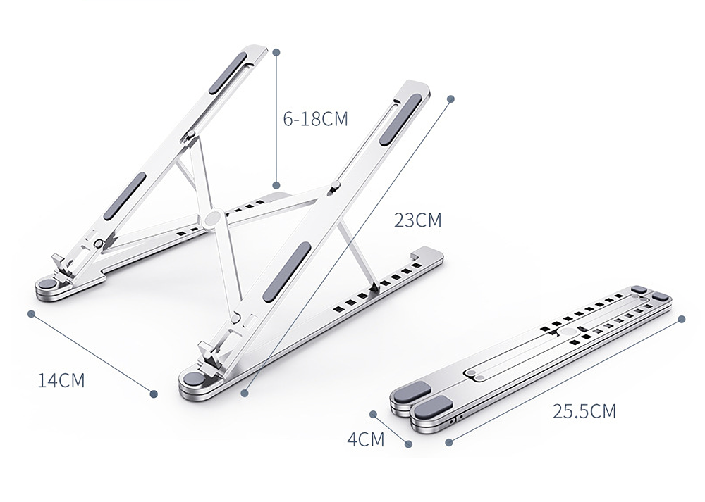 SSKY-P4-Laptop-Stand-Bracket-Cooling-Pad-Portable-Aluminum-Alloy-Adjustable-Cooler-with-Storage-Bag--1500418-5