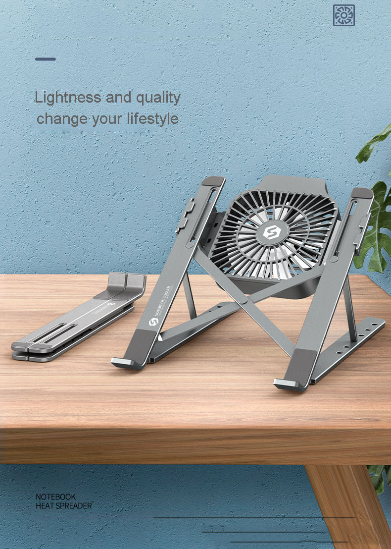 Suohuang-SZJF-054S2-Notebook-Computer-Laptop-Stand-Cooling-Pad-1-Fans-USB-Adjustable-Heightening-She-1724404-1
