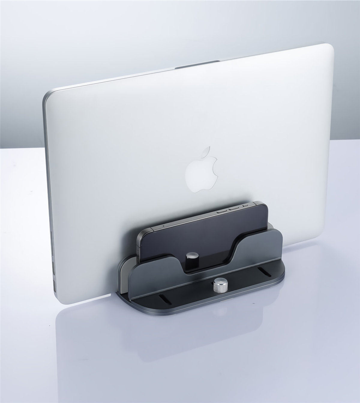 Vertical-Laptop-Stand-2-Slots-Adjustable-Width-Length-Space-Saving-Aluminum-Desktop-Notebook-Stand-H-1900489-7