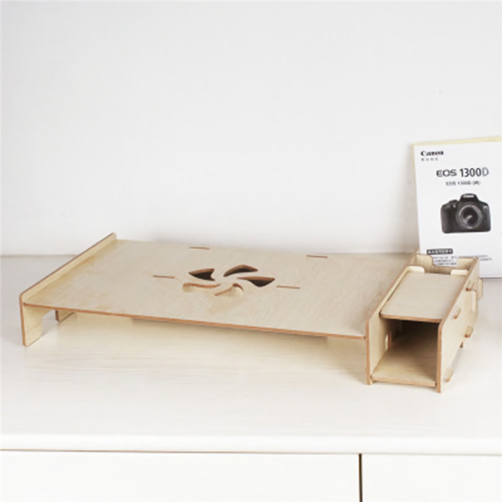 Wooden-Laptop-Stand-Desktop-Riser-storage-Drawer-Organizer-2-Tiers--Computer-Stand-Ofiice-Supply-For-1444192-4