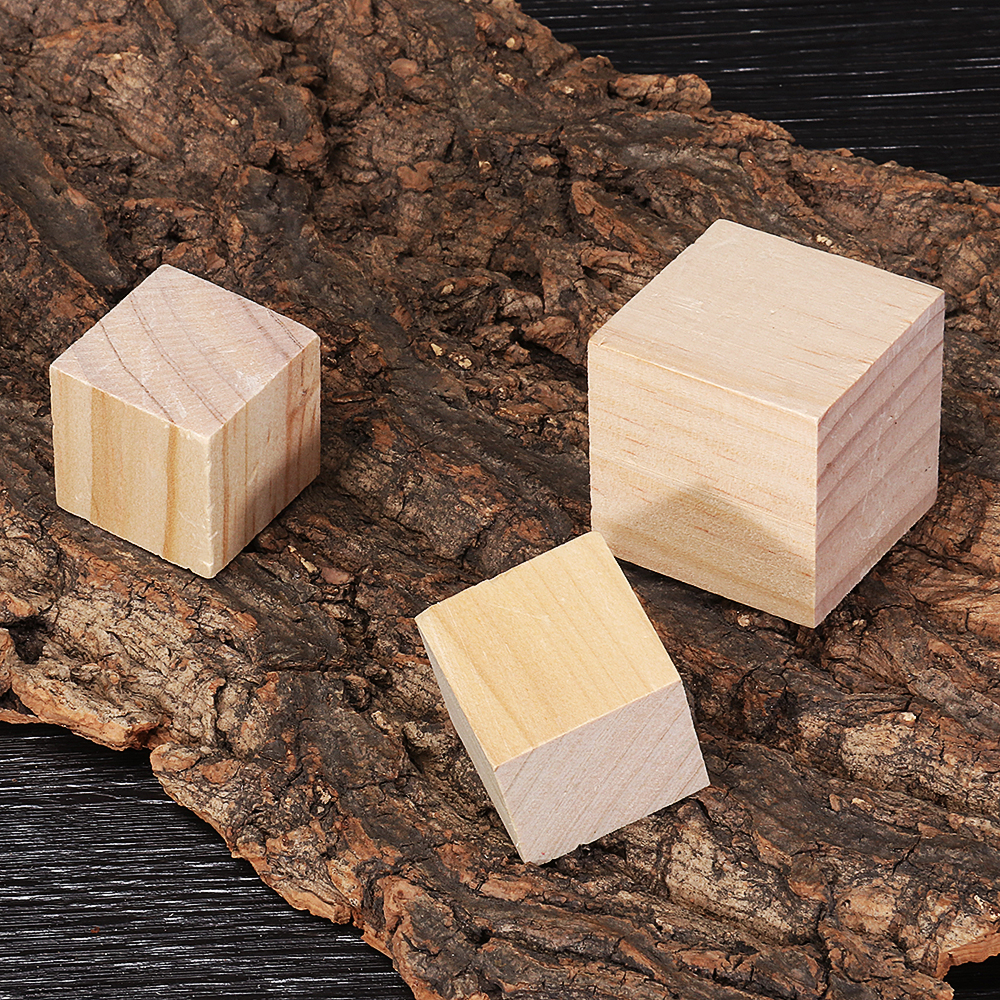 15234cm-Pine-Wood-Square-Block-Natural-Soild-Wooden-Cube-Crafts-DIY-Puzzle-Making-Woodworking-1377873-6