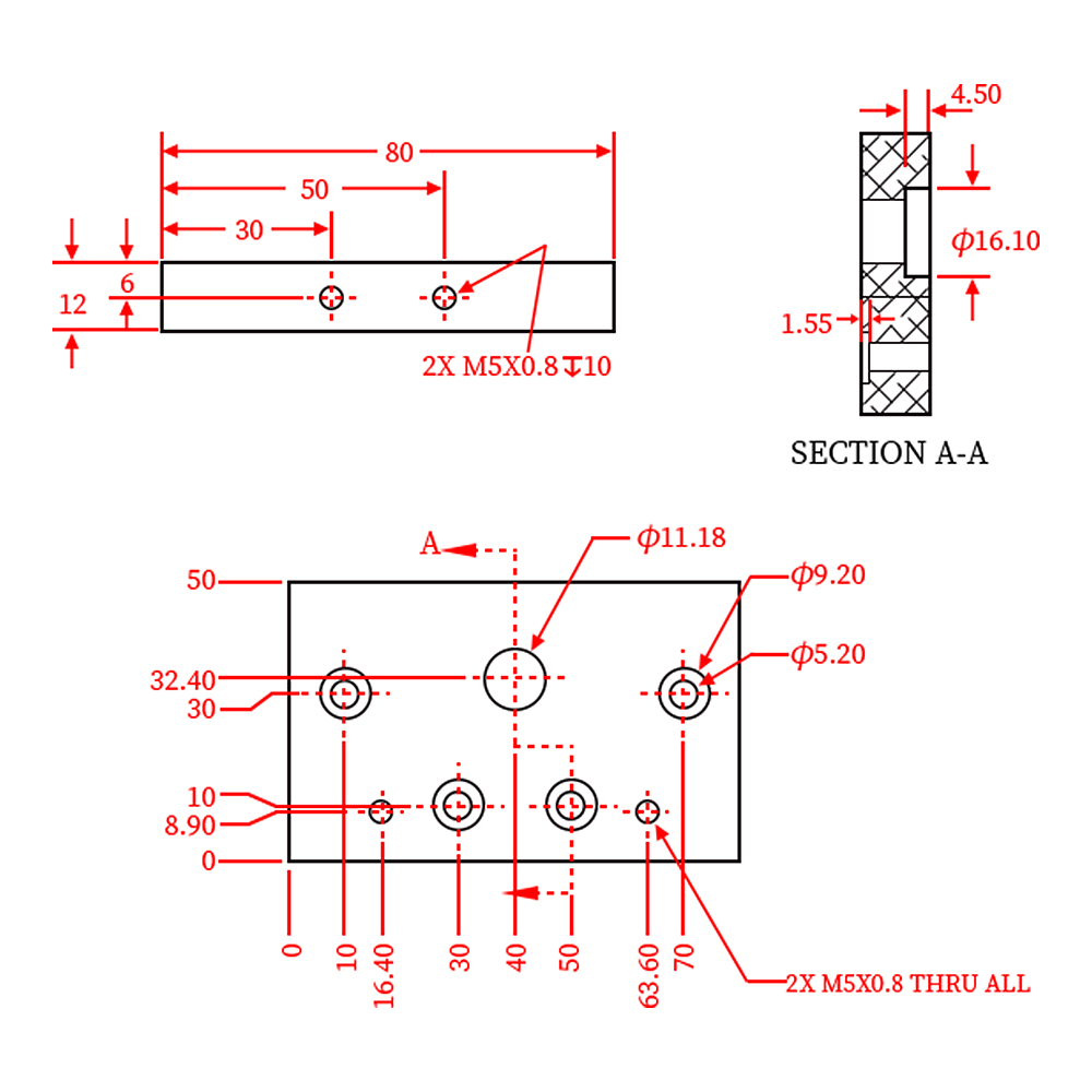 4080U-8mm-250mm300mm350mm400mm450mm-Stroke-Aluminium-Profile-Z-axis-Screw-Slide-Table-Linear-Actuato-1589037-9