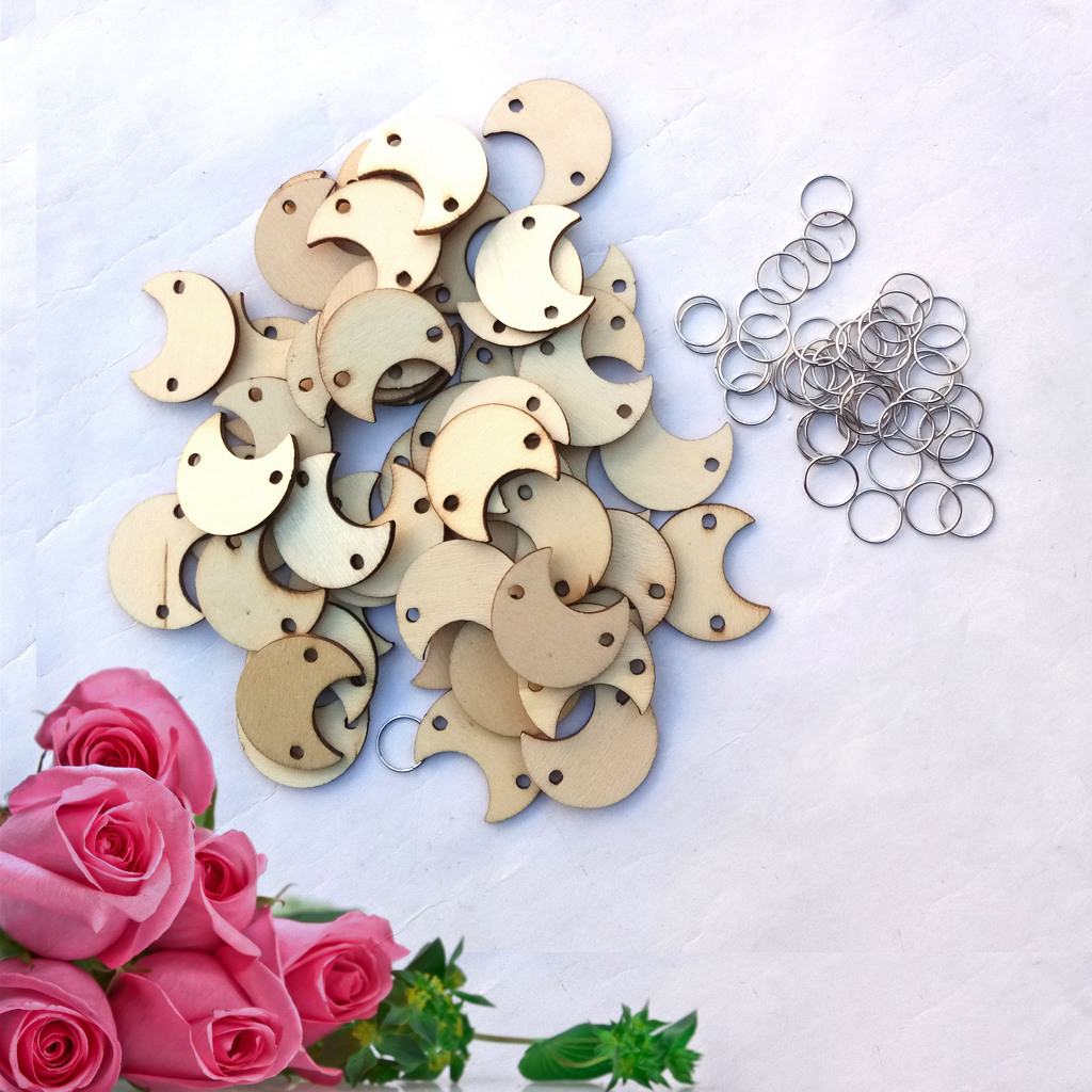 50Pcs-Moon-Shape-Laser-Engraving-Wooden-Sheet-With-50-Iron-Loops-Set-For-Birthday-Reminder-DIY-Hangi-1412283-1