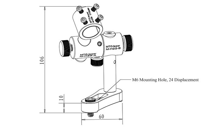 MTOLASER-135mm-235mm-Triaxial-360deg-Adjustable-Laser-Pointer-Module-Holder-Mount-Clamp-Three-Axis-B-1314143-2