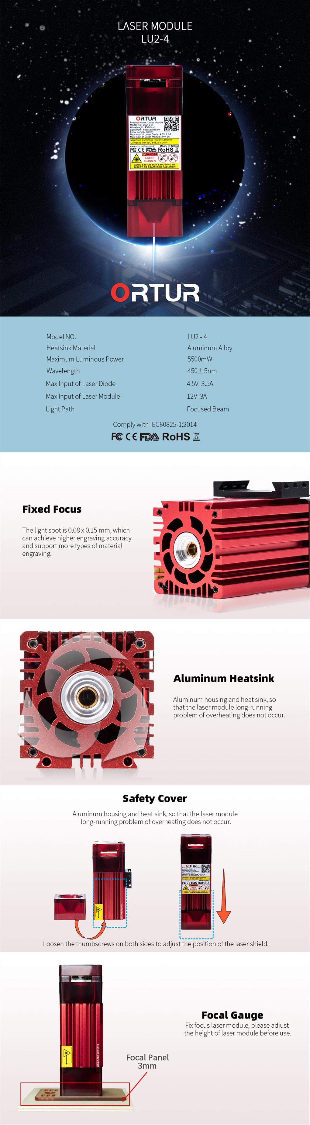 ORTUR-LU2-4-SFLF-24V-Laser-Engraving-Fast-High-Precision-Cut-Engraver-Module-Cutter-For-Metal-Wood-S-1913866-5