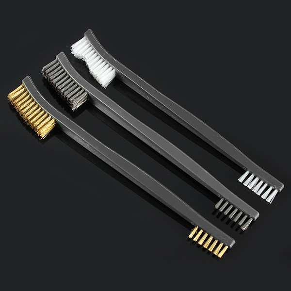 3Pcs-Double-End-Cleaning-Brush-Set-Brass-Steel-Nylon-Wire-Brush-Kit-1175602-1