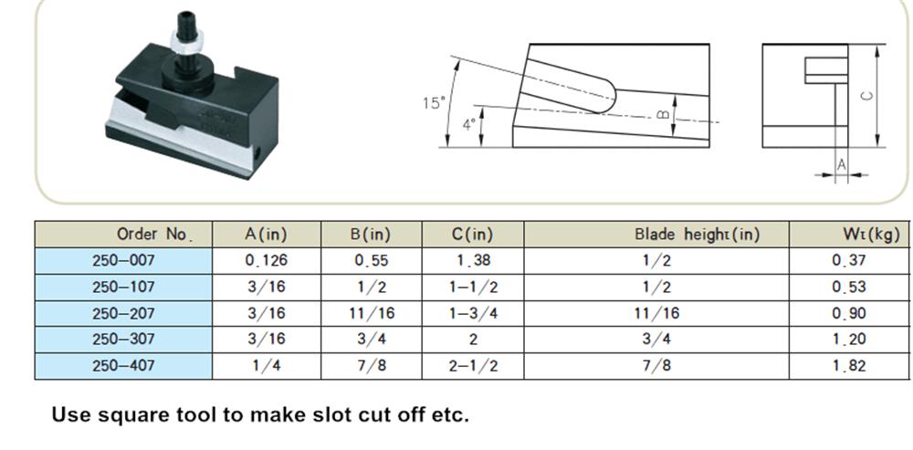 Machifit-250-000-Cuniform-GIB-Type-Quick-Change-Tools-Kit-Tool-Post-250-001-010-Tool-Holder-for-Lath-1434251-9