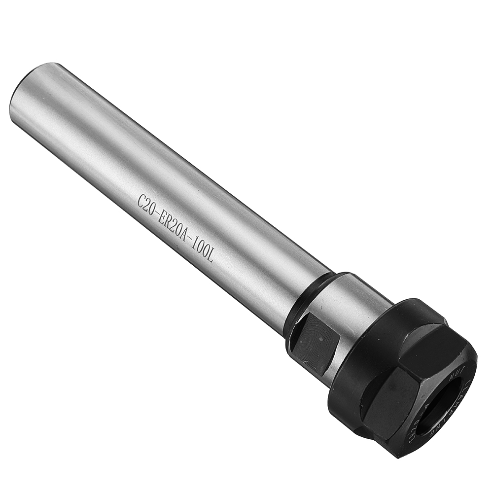 Machifit-C20-ER20A-100L-Collet-Chuck-Holder-CNC-Milling-100mm-Straight-Shank-Extension-Rod-1574582-2