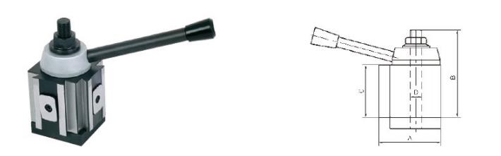 Machifit-DMC-250-100-Piston-Type-Locking-Tool-Post-Steel-Quick-Change-Tool-Post-Lathe-Tools-1208546-1