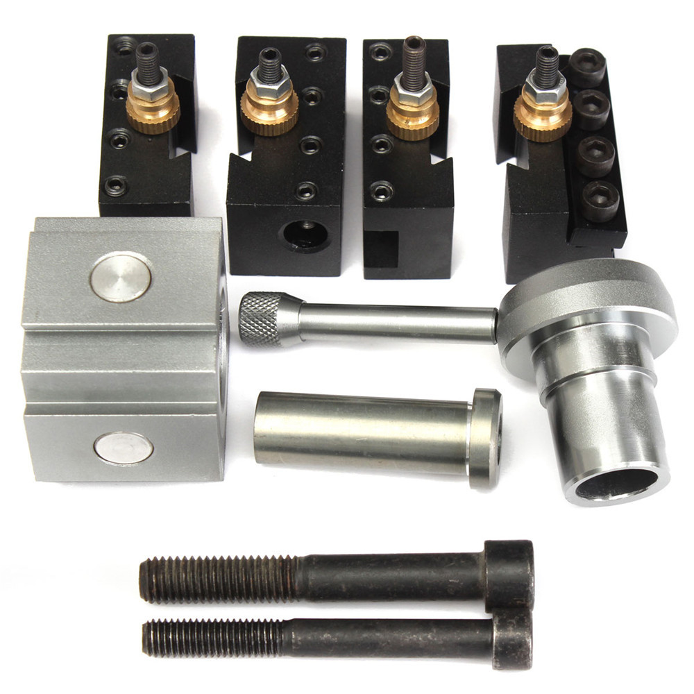 Mini-Quick-Change-Tool-Post-Holder-Kit-Set-Aluminum-Alloy-Tool-Post-Lathe-Tools-983345-2