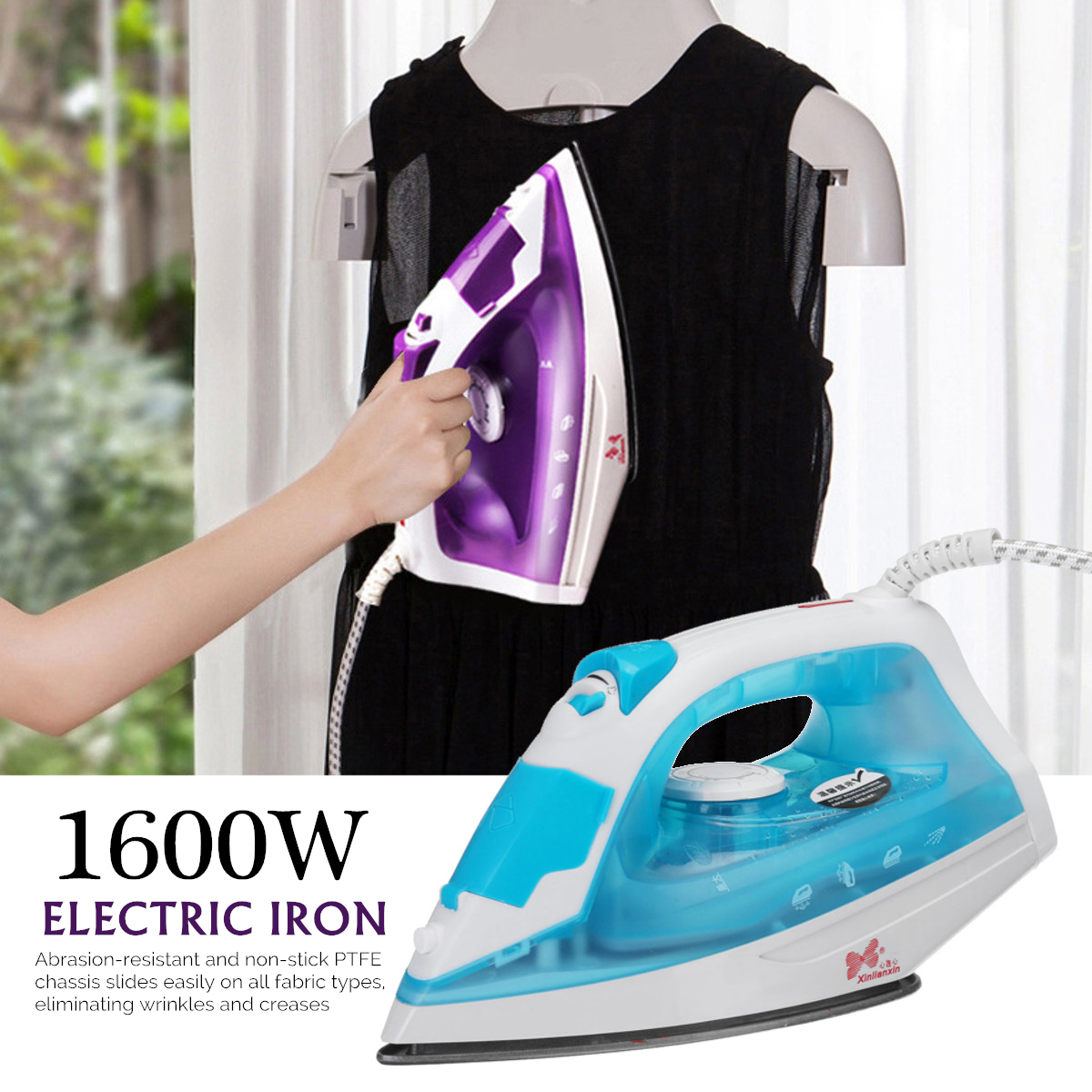 1600W-220V-Handheld-Portable-Steam-Iron-Electric-Garment-Cleaner-5-speed-Temperature-Adjustment-1744438-2