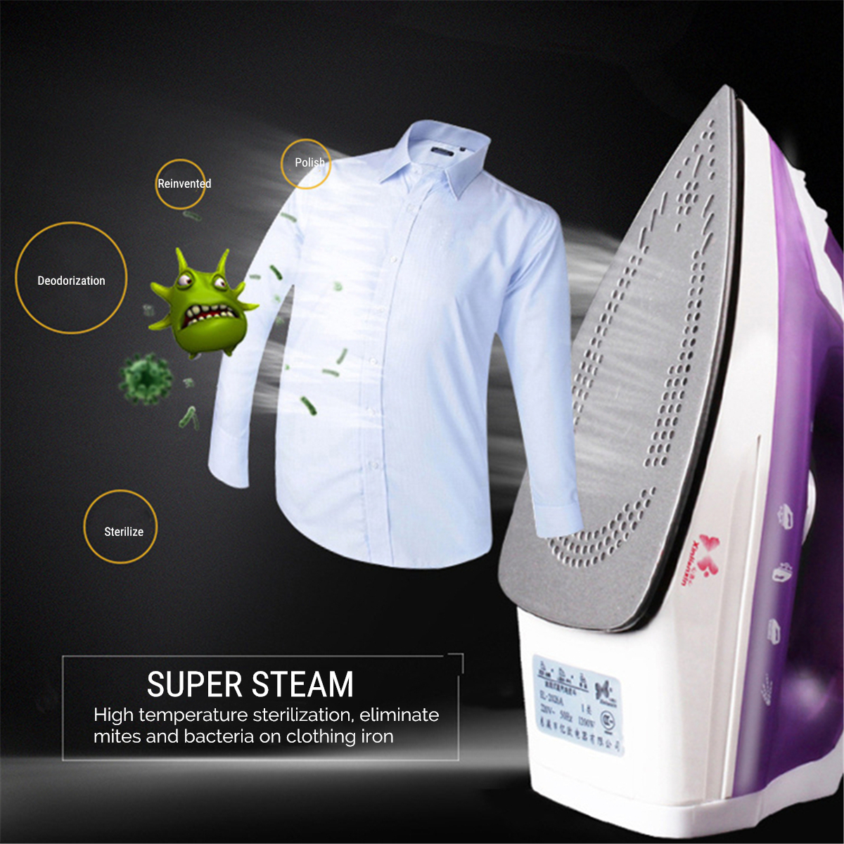 1600W-220V-Handheld-Portable-Steam-Iron-Electric-Garment-Cleaner-5-speed-Temperature-Adjustment-1744438-4