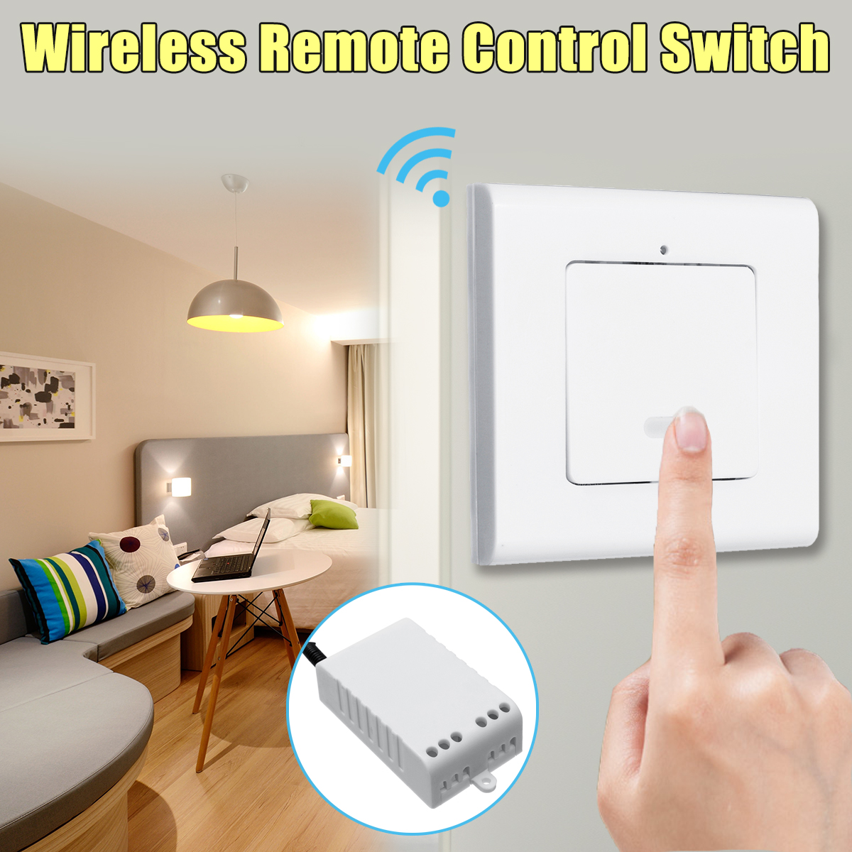 1-Way-Wall-Lamp-Wireless-Remote-Control-ONOFF-Light-Switch---Receiver-AC220V-1296321-1