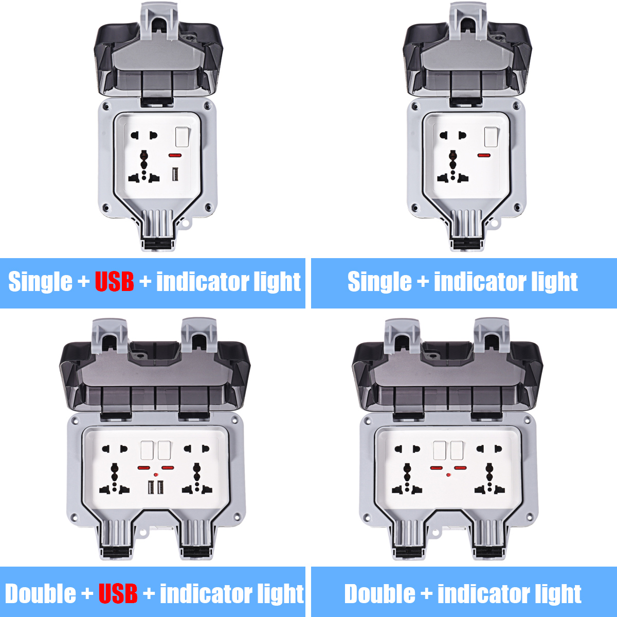 IP66-Weatherproof-Outdoor-BOX-Wall-Socket-13A-Double-Universal--UK-Switched-Outlet-With-USB-Charging-1744927-2