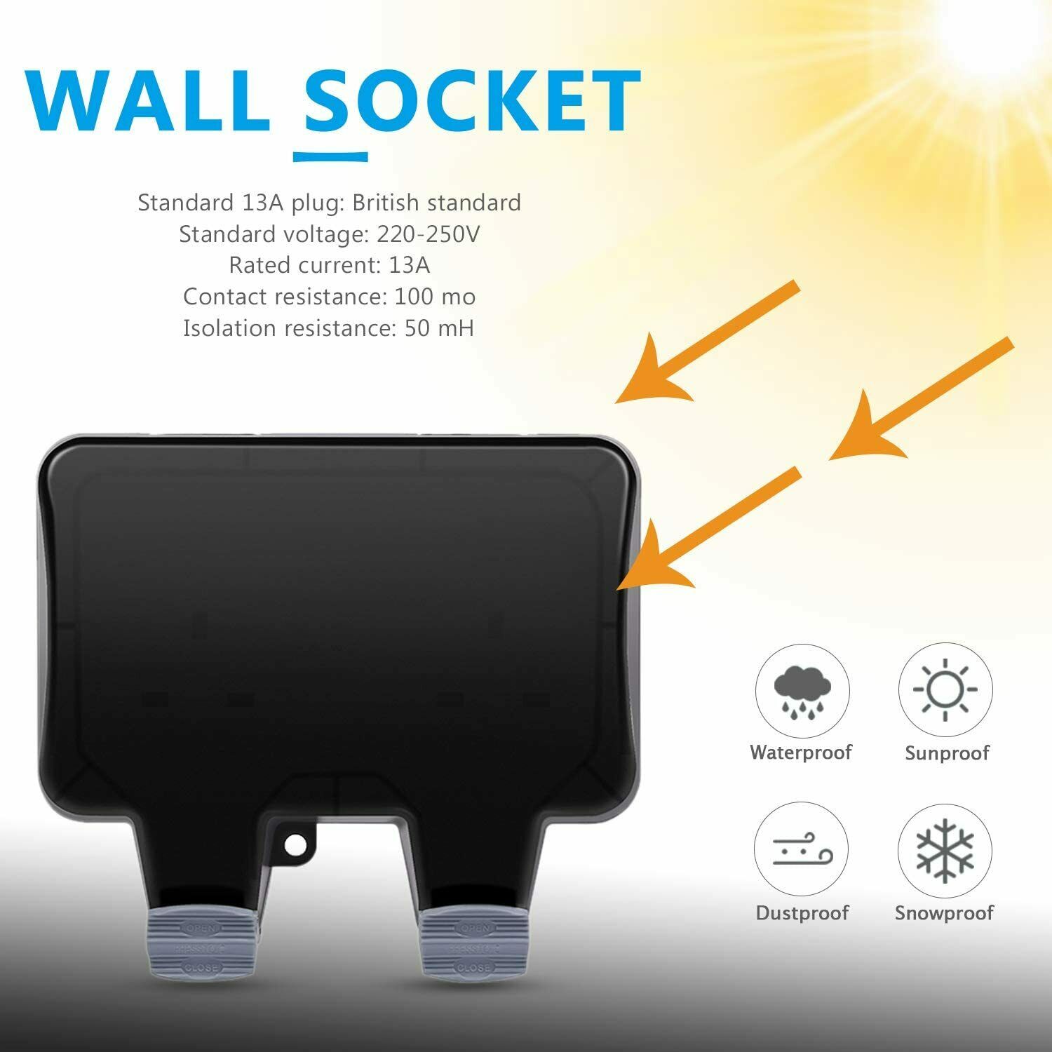 IP66-Weatherproof-Outdoor-BOX-Wall-Socket-13A-Double-Universal--UK-Switched-Outlet-With-USB-Charging-1744927-3