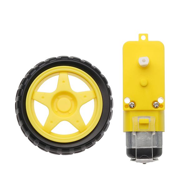 3-6V-Dual-Axis-Gear-Motor-with-65mm-Rubber-Wheel-1175620-3