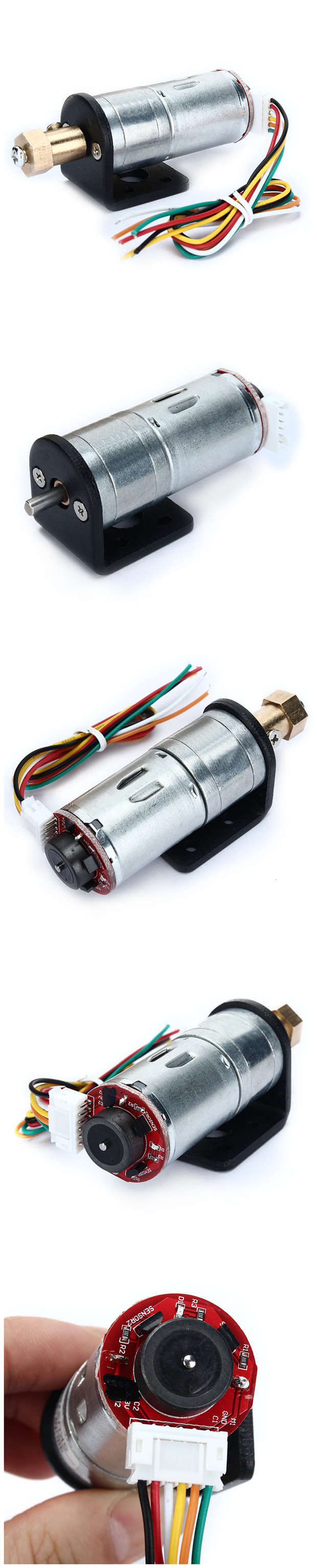 CHIHAI--MOTOR-6V-210RPM-Encoder-Motor-DC-Gear-Motor-with-Mounting-Bracket-and-Wheel-1044064-9