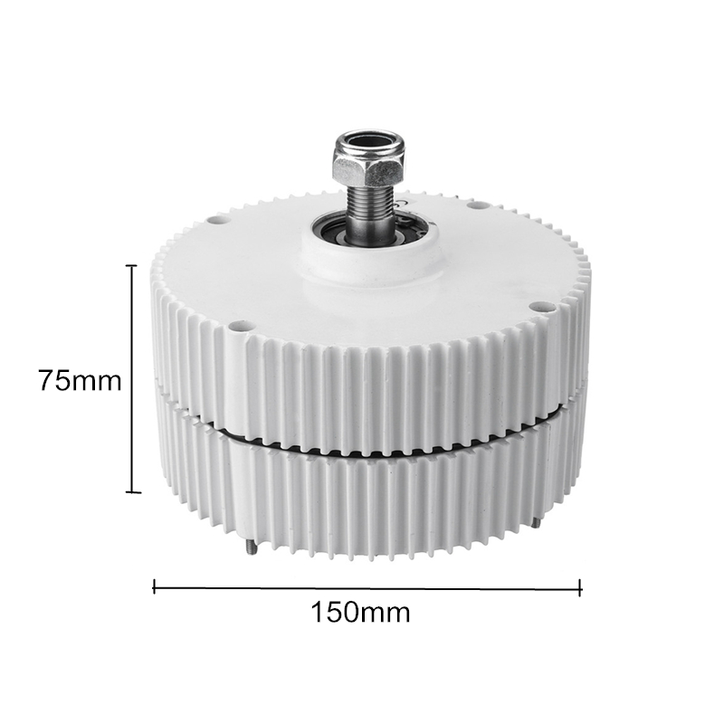 DC-12V-24V-400W-Permanent-Magnet-Generator-Wind-Turbine-Windkraftanlage-Motor-1382630-2