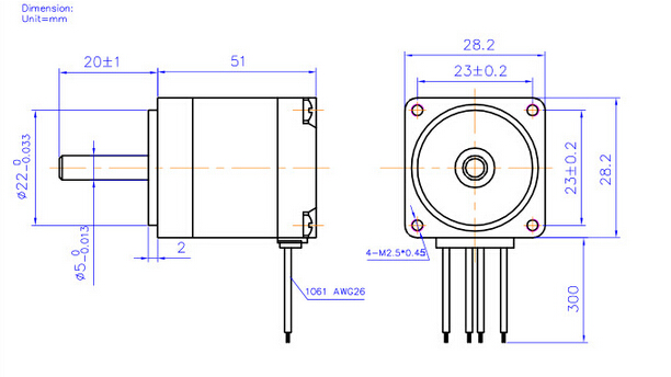 JKM-NEMA11-18deg28-Hybrid-Stepper-Motor-Two-Phase-4-Wires-32mm-For-CNC-Router-980606-2