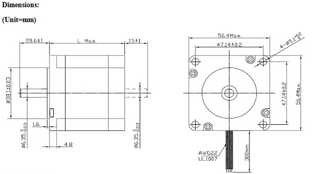 JKM-NEMA23-18deg57-Hybrid-Stepper-Motor-Two-Phase-56mm-126Nm-28A-980600-2