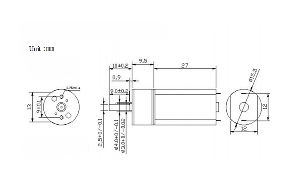 Machifit-DC-12V-30-800rpm-16GA050-Reduction-Gear-Motor-For-Smart-Door-Locks-Meters-Security-Cameras-1721213-3