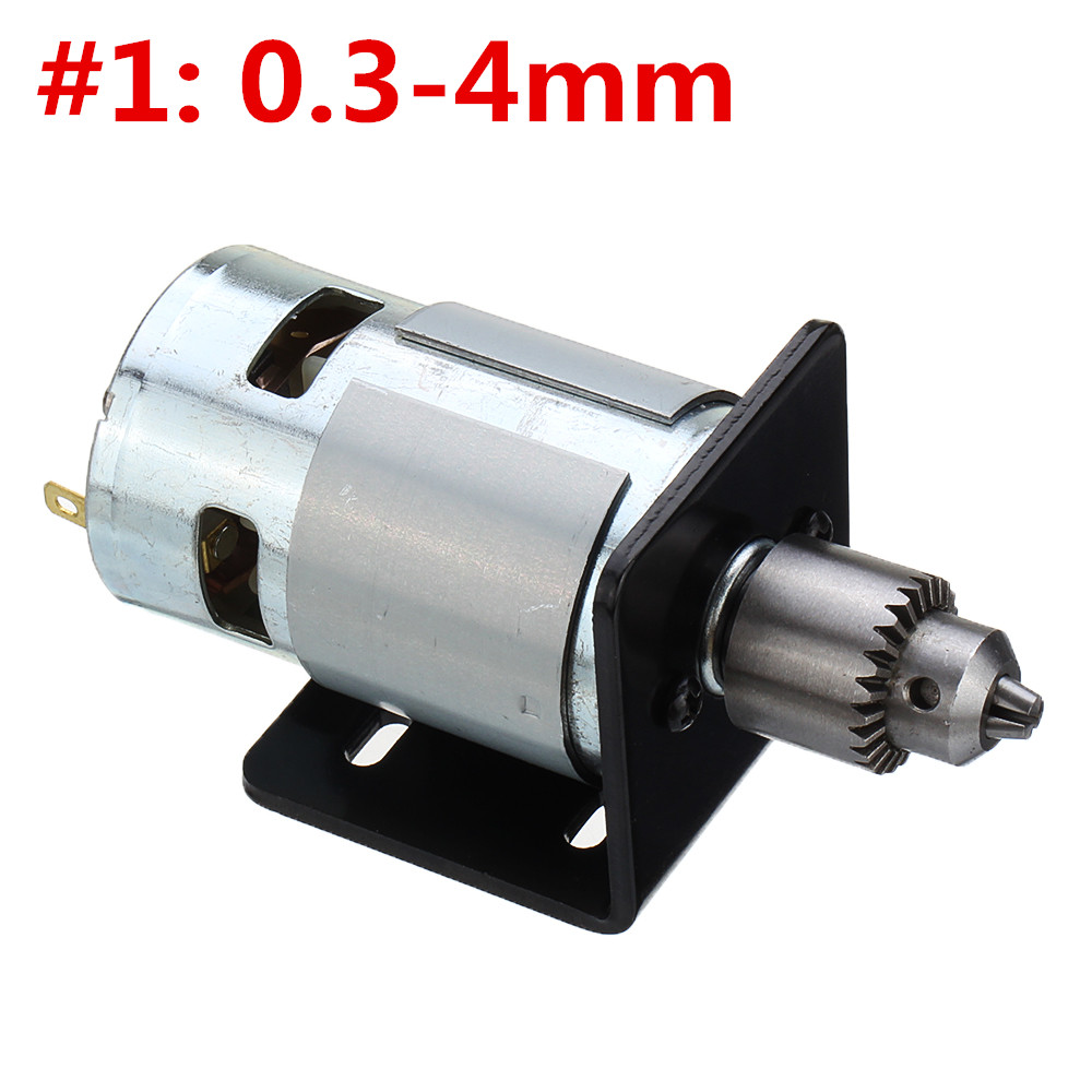 Machifit-DC-12V-Lathe-Press-775-Motor-With-Miniature-Hand-Drill-Chuck-and-Mounting-Bracket-1568211-2