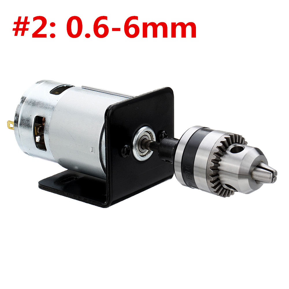 Machifit-DC-12V-Lathe-Press-775-Motor-With-Miniature-Hand-Drill-Chuck-and-Mounting-Bracket-1568211-3