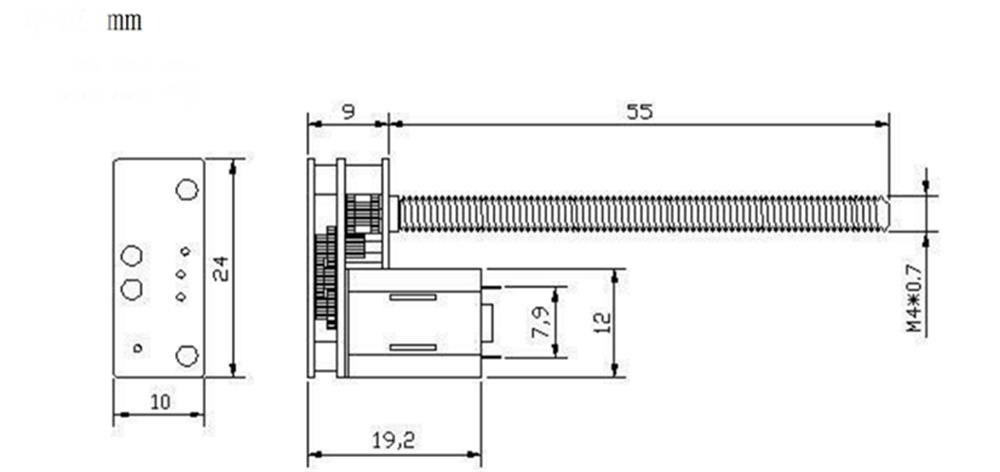 Machifit-GM1024N20-M4x55-6V-60RPM12V-200RPM-DC-Speed-Reduction-Gear-Motor-N20-Motor-1341684-10