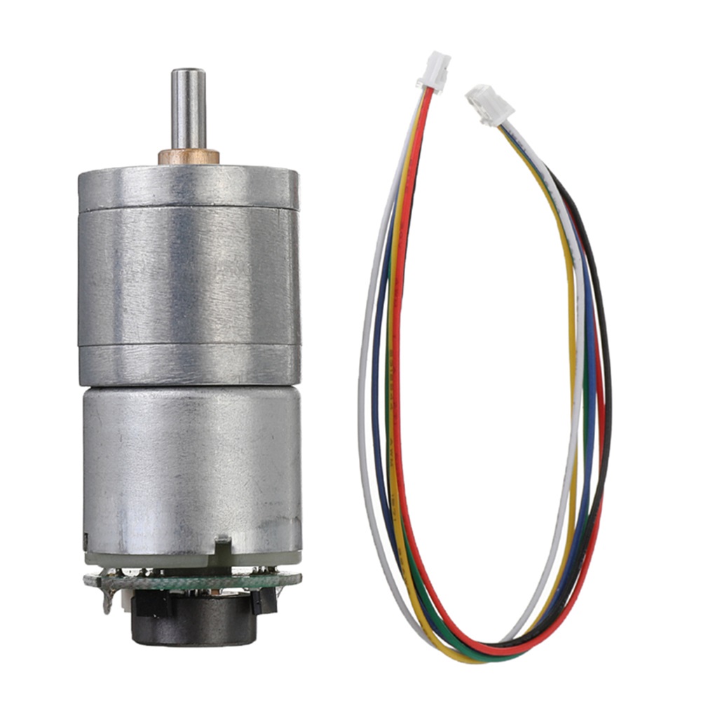Machifit-GM25-310-12V-30RPM-Encoder-Gear-Motor-DC-Gear-Motor-with-Cable-1848697-3