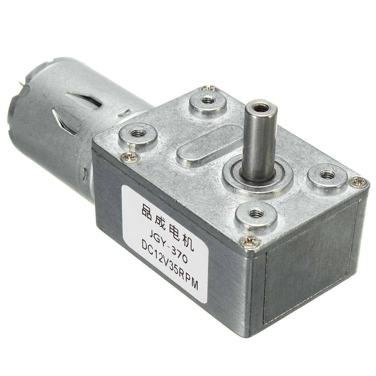 Machifit-JGB370-DC12V-Worm-Gear-Motor-Hollow-Shaft-Micro-DC-Gear-Motor-1758503-2