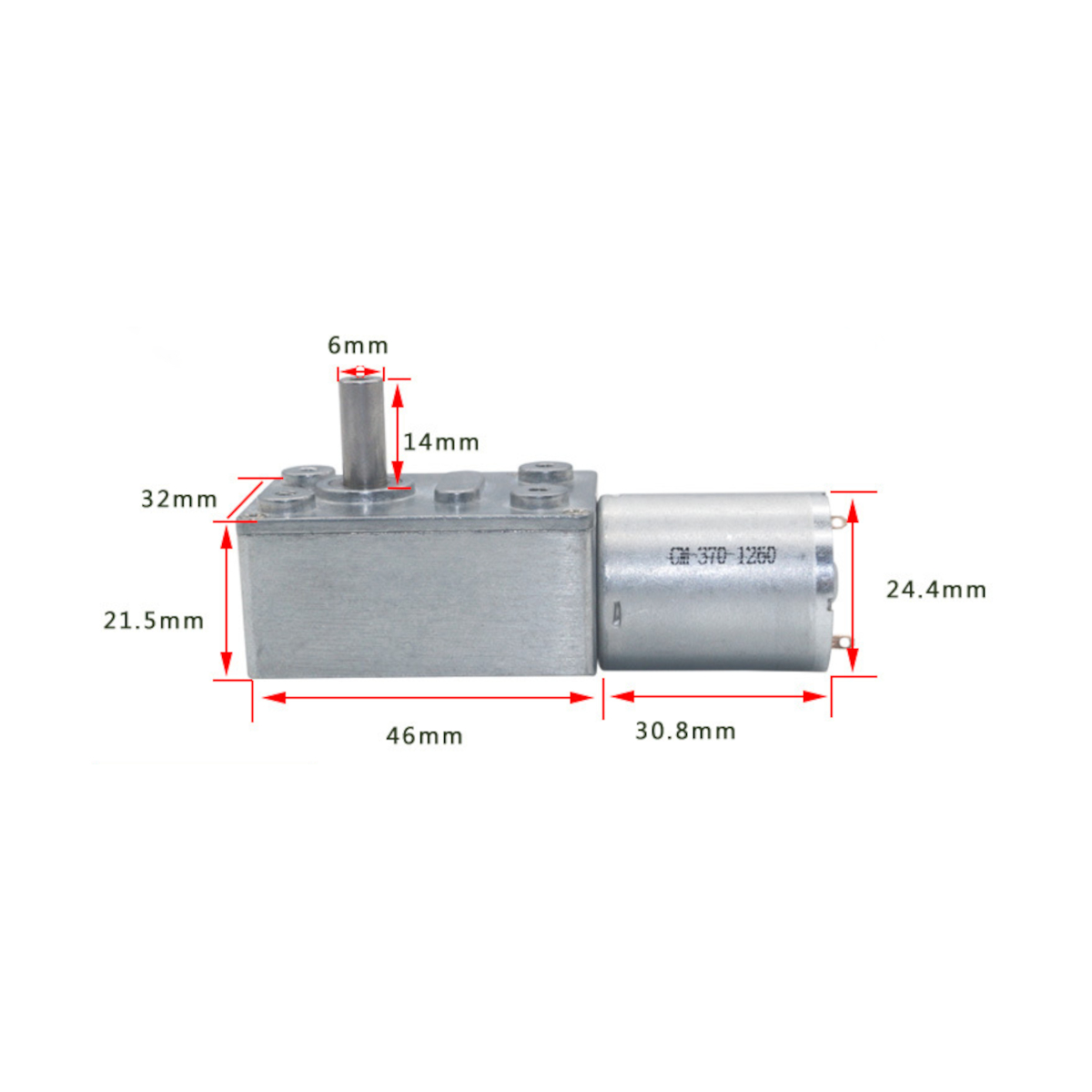 Machifit-JGB370-DC12V-Worm-Gear-Motor-Hollow-Shaft-Micro-DC-Gear-Motor-1758503-7