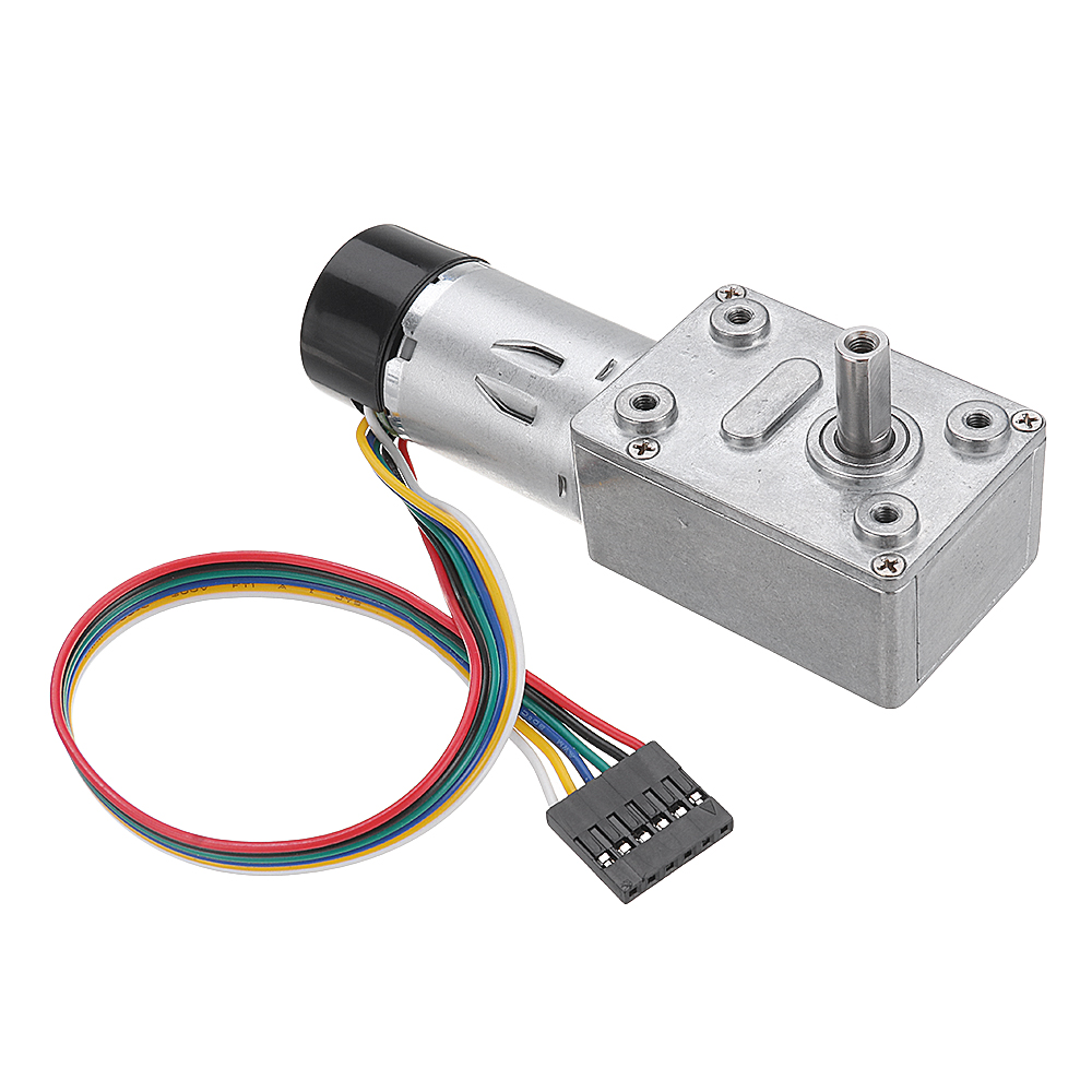 Machifit-JGY-370-DC-12V-103090150RPM-Motor-Reduction-Gear-Turbine-Worm-Self-locking-Encoder-Signal-F-1504101-1