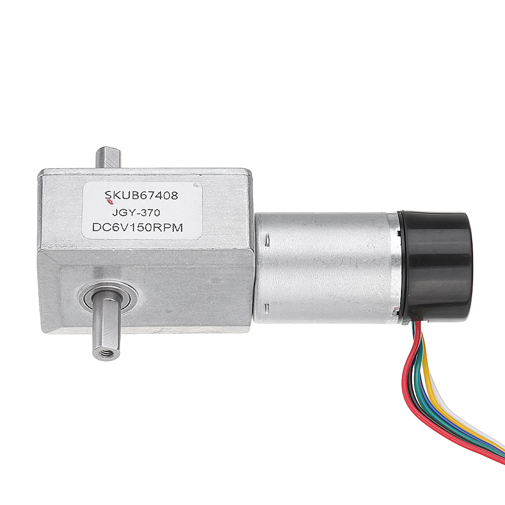 Machifit-JGY-370-DC-6V-Double-Shaft-Motor-Reduction-Gear-Turbine-Worm-Self-locking-Motor-1504105-6