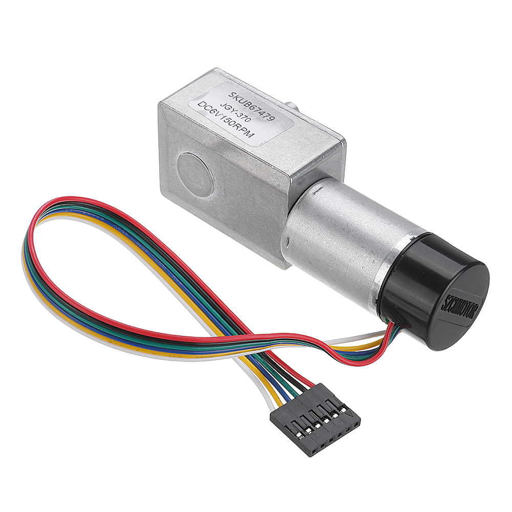 Machifit-JGY-370-DC-6V-Reduction-Gear-Turbine-Motor-Worm-Self-locking-Encoder-Motor-Signal-Feedback-1504106-2