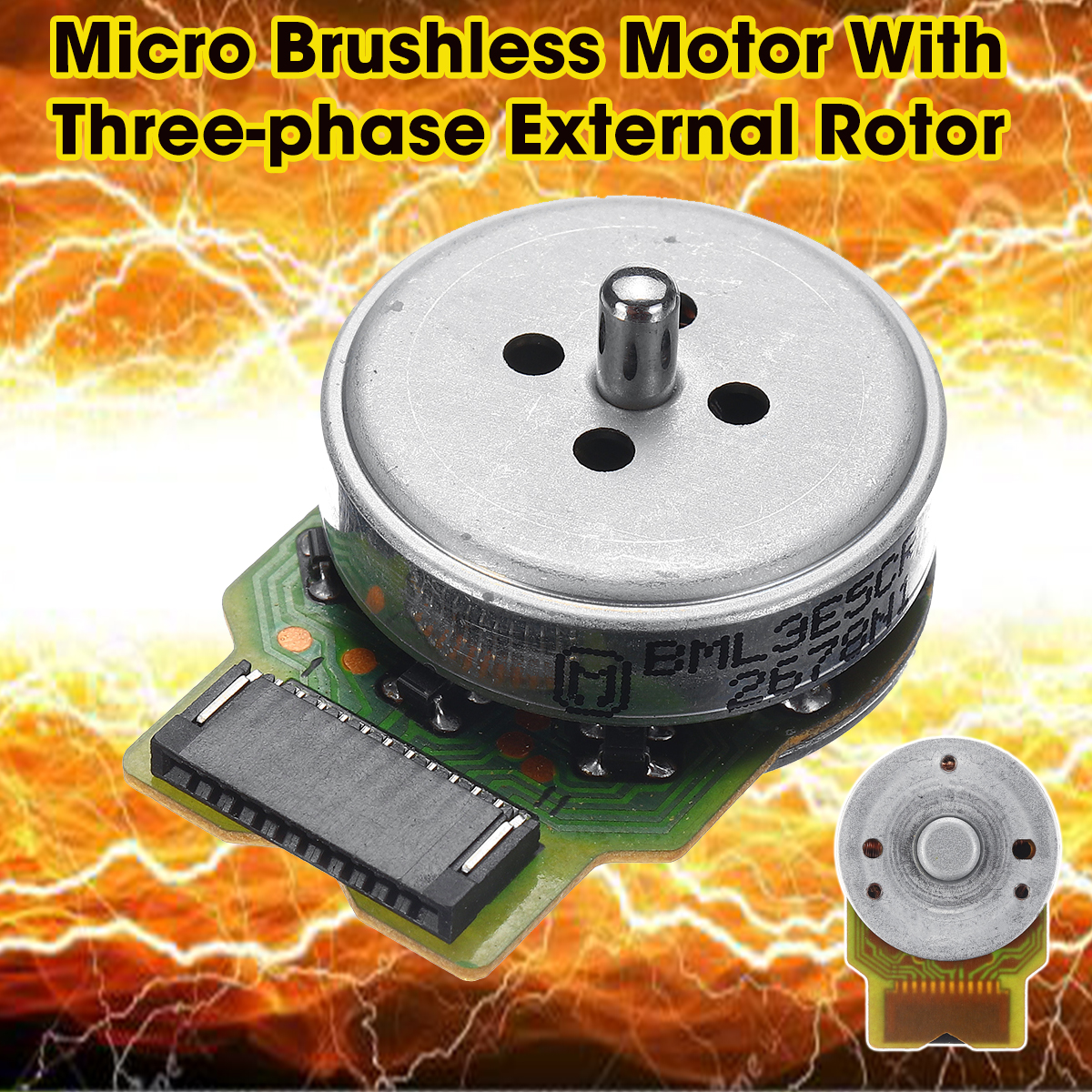 Metal-Miniature-Brushless-Motor-W-Three-phase-External-Rotor-Replacement-1600057-1