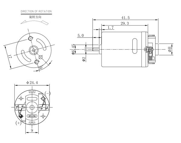 RD370-Motor-DC-60120-V-Brushed-Motor-2mm-Shaft-Diameter-Motor-1104571-1