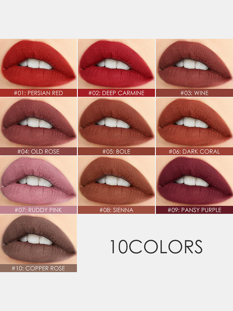 FOCALLURE-10-Colors-Velvet-Matte-Lip-Glaze-Waterproof-Non-Marking-Lip-Gloss-Cosmetic-1768302-5