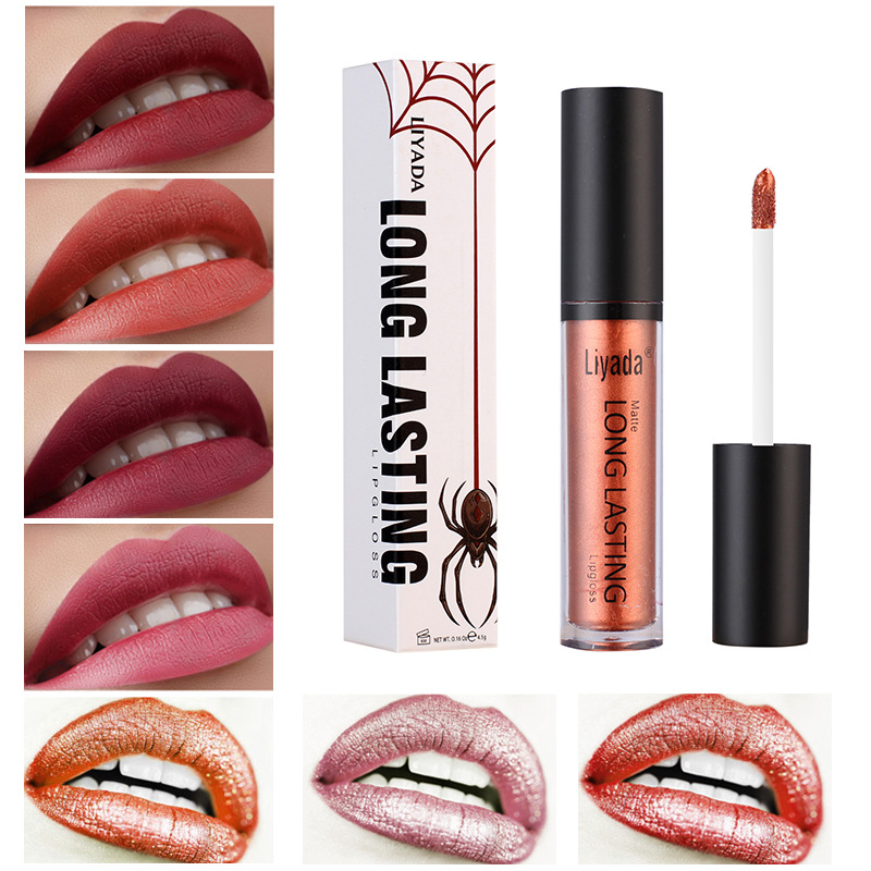 LIYADA-Metallic-Matte-Lip-Gloss-Waterproof-Cosmetics-Liquid-Lipstick-Long-lasting-Lips-Makeup-1185063-1