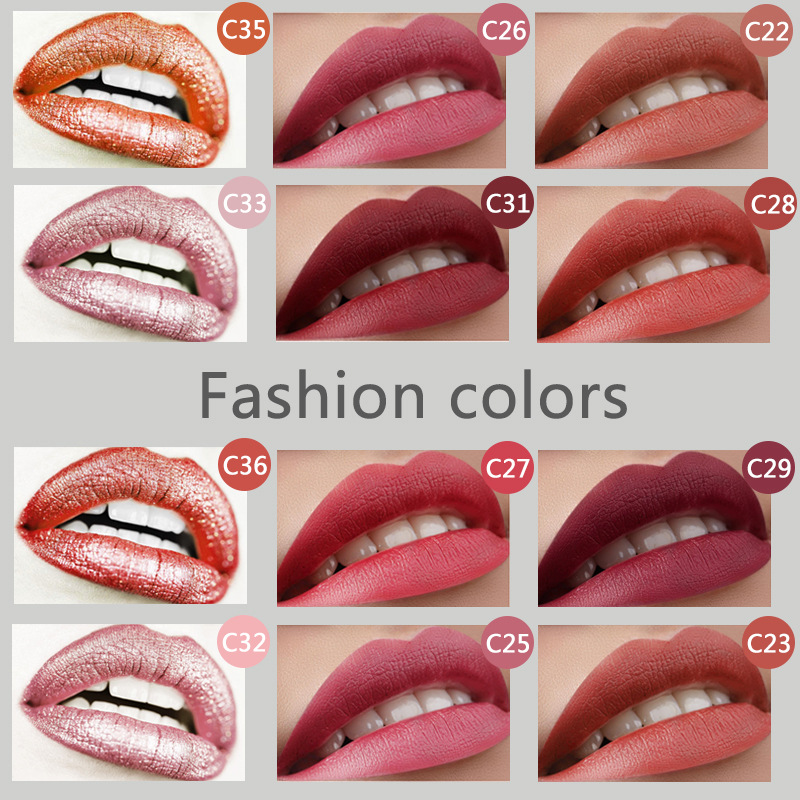 LIYADA-Metallic-Matte-Lip-Gloss-Waterproof-Cosmetics-Liquid-Lipstick-Long-lasting-Lips-Makeup-1185063-2