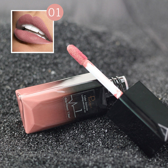 Matte-Liquid-Purple-Lipstick-Makeup-Waterproof-Dark-Lip-Gloss-Tint-Cosmetics-Nude-6-Colors-1134383-3