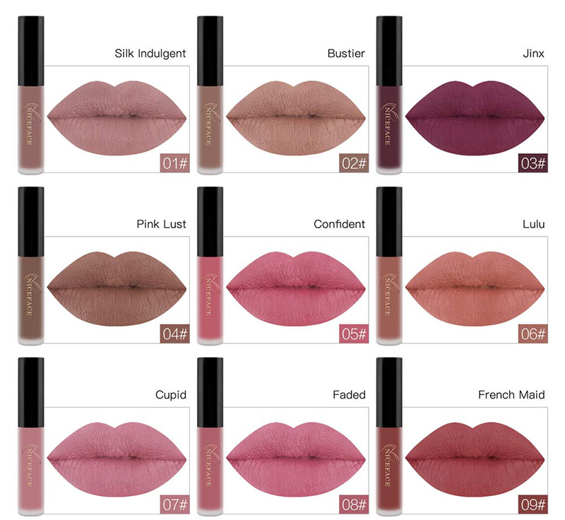 NICEFACE-Matte-Liquid-Lipstick-Makeup-Lip-Gloss-Long-Lasting-Waterproof-Lips-Cosmetics-1207822-5